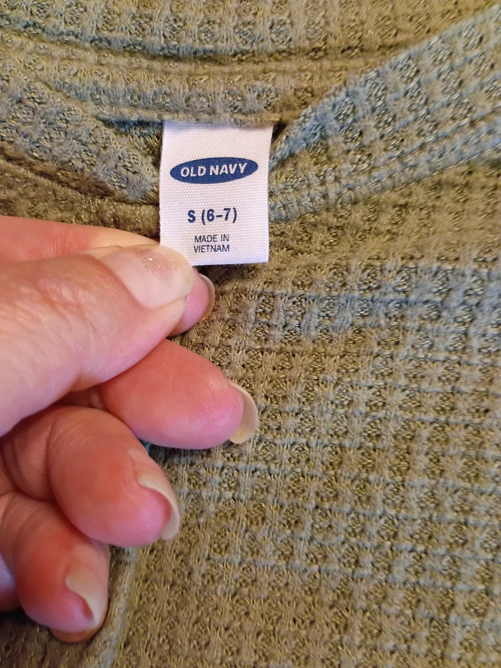 Old Navy soft waffle
